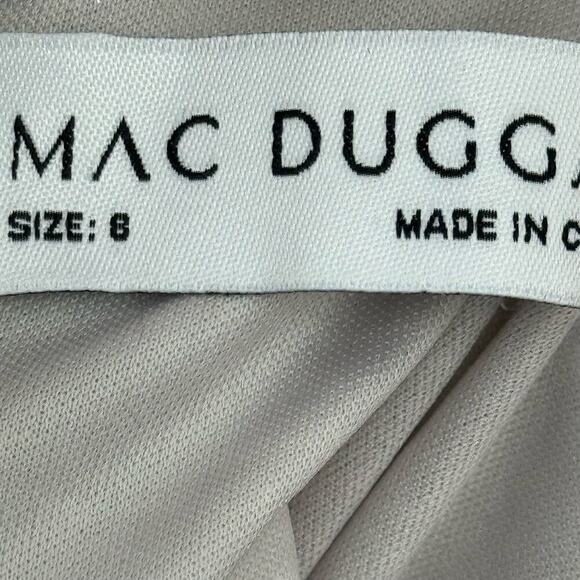 Mac Duggal 20402 Wrap-Around Decollete Neckline A-Line Dress Pastel Multi 8 NWT - Picture 10 of 12